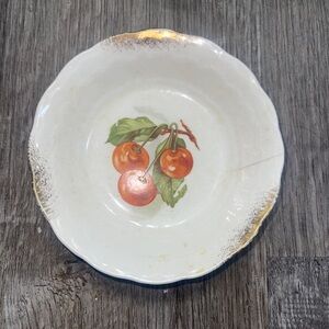 Vintage Colonial Cherry Plate 6”